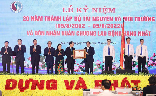 Thủ tướng dự Lễ kỷ niệm 20 năm thành lập Bộ Tài nguyên và Môi trường ảnh 3