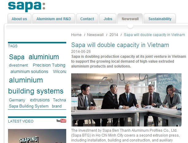 8 triệu USD mở rộng liên doanh sản xuất nhôm Việt Nam-Na Uy ảnh 1