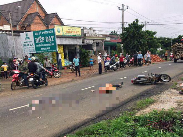 Đắk Nông: Ngã xe khi trời mưa, người đàn ông bị xe tải cán chết ảnh 1