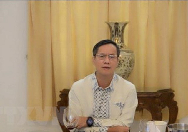 Đại sứ Việt Nam tại Indonesia Phạm Vinh Quang. (Nguồn: TTXVN phát) Đại sứ Phạm Quang Vinh thăm lãnh sự ngư dân Việt Nam tại Indonesia ảnh 1