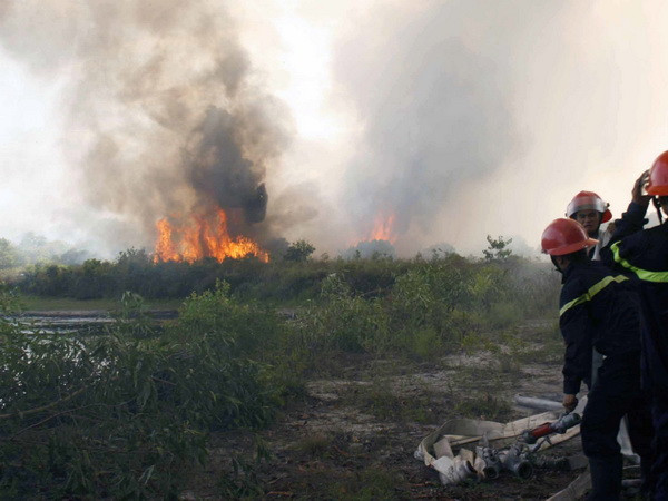 Quảng Ngãi: Cháy rừng do bất cẩn, hai người nhập viện ảnh 1