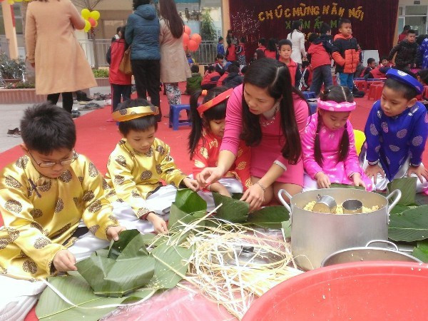 Tục gói bánh chưng ngày Tết: Rất cần trao truyền cho thế hệ sau ảnh 3