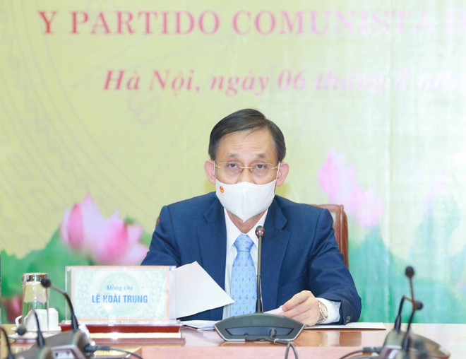 Hội thảo trực tuyến giữa Đảng Cộng sản Việt Nam và Đảng Cộng sản Chile ảnh 1