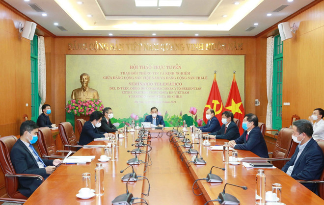 Hội thảo trực tuyến giữa Đảng Cộng sản Việt Nam và Đảng Cộng sản Chile ảnh 2