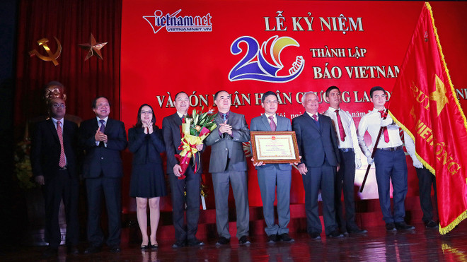 Báo điện tử VietNamNet nhận Huân chương Lao động hạng Nhì ảnh 1