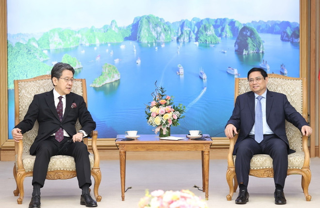 Thủ tướng Phạm Minh Chính tiếp Chủ tịch Hội đồng Quản trị JBIC ảnh 2