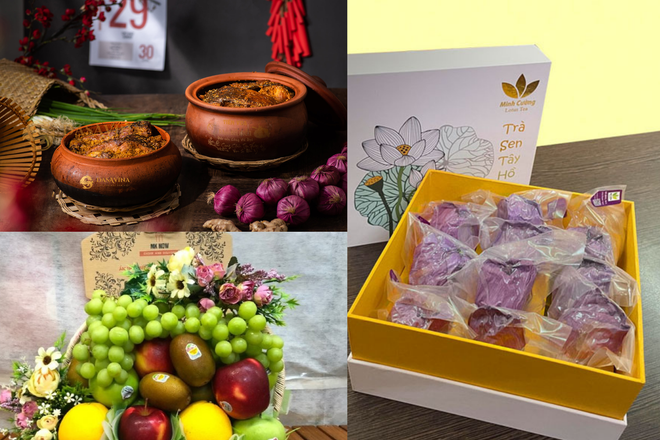 Thị trường giỏ quà Tết 2022: Các sản phẩm 'made in Việt Nam' lên ngôi ảnh 1