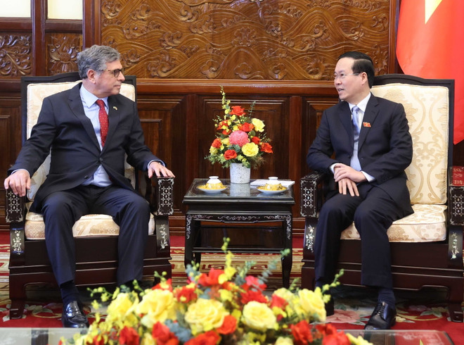 Chủ tịch nước Võ Văn Thưởng tiếp các Đại sứ trình Quốc thư ảnh 2