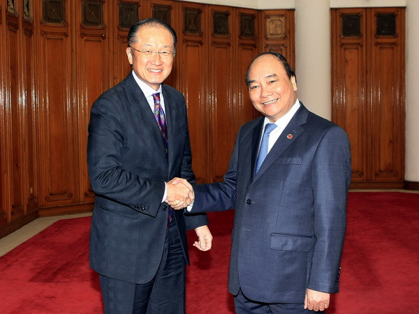 Phó Thủ tướng Nguyễn Xuân Phúc tiếp Chủ tịch Ngân hàng Thế giới ảnh 1