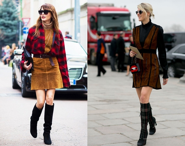 Xu hướng thời trang da lộn trở lại trong những ngày chớm Thu ảnh 10