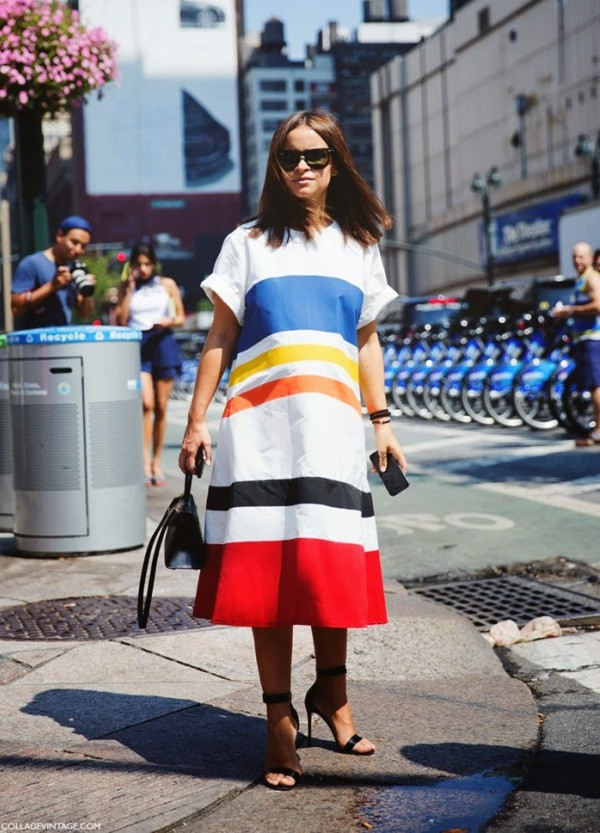 Trẻ trung và nổi bật với họa tiết sọc cầu vồng thời thượng ảnh 3