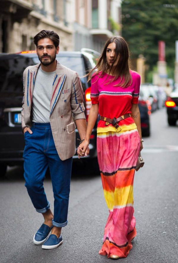 Trẻ trung và nổi bật với họa tiết sọc cầu vồng thời thượng ảnh 4