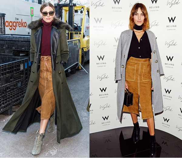 Xu hướng thời trang da lộn trở lại trong những ngày chớm Thu ảnh 8