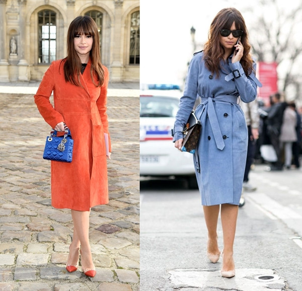 Xu hướng thời trang da lộn trở lại trong những ngày chớm Thu ảnh 6