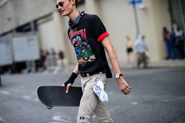 Phong cách luộm thuộm, hầm hố "đổ bộ" trên đường phố New York ảnh 21