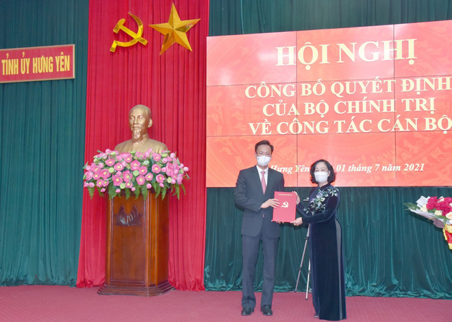 Ông Nguyễn Hữu Nghĩa được điều động làm Bí thư Tỉnh ủy Hưng Yên ảnh 1