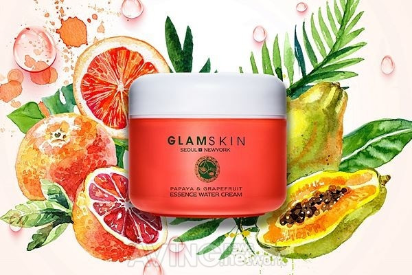 Sản phẩm Glamskin tại sự kiện với màu sắc bắt mắt. (Nguồn: Vietnam+) Glamskin: Sắc màu rực rỡ và hương vị ngọt ngào của trái cây nhiệt đới ảnh 1