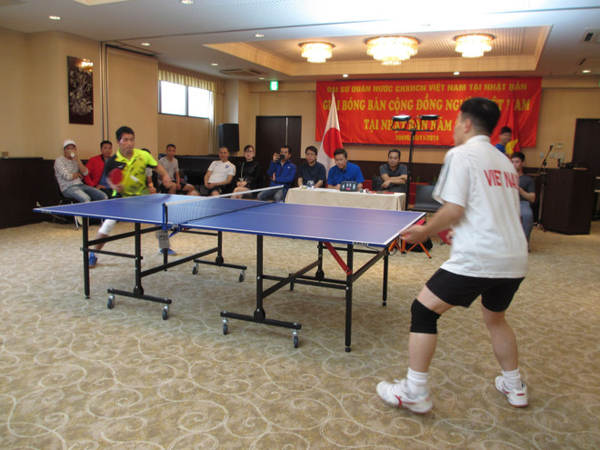 Giải bóng bàn đầu tiên của cộng đồng người Việt tại Nhật Bản ảnh 1