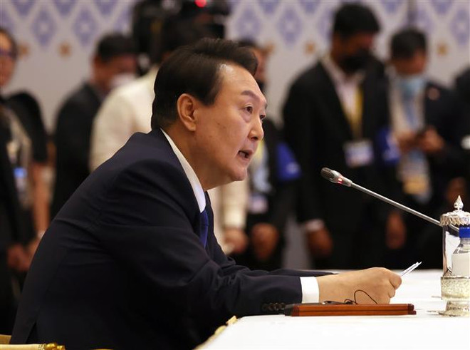 Hàn Quốc nhấn mạnh nỗ lực phi hạt nhân hóa Bán đảo Triều Tiên ảnh 1