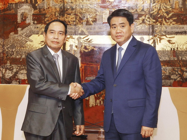 Lào và thành phố Hà Nội trao đổi kinh nghiệm phòng chống tham nhũng ảnh 1