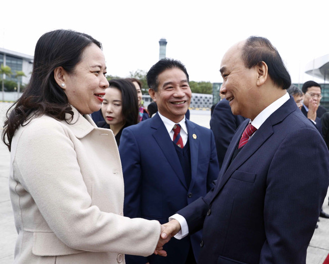 [Photo] Chủ tịch nước lên đường thăm cấp Nhà nước tới Hàn Quốc ảnh 2