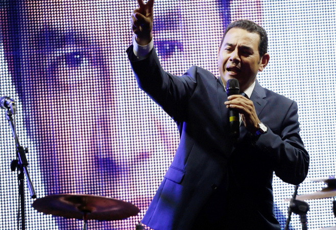 Diễn viên hài Jimmy Morales có thể thành tổng thống Guatemala ảnh 1