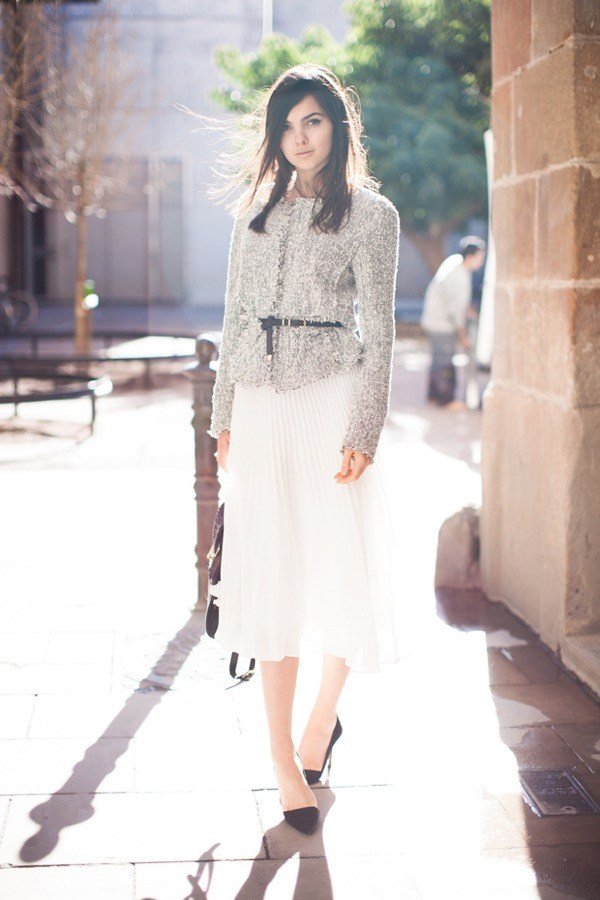 Ngắm các tín đồ thời trang thế giới tung tăng với váy hè ảnh 2