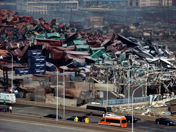 Trung Quốc bắt giữ 12 nghi phạm trong vụ nổ tại Thiên Tân ảnh 1