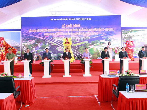 Hải Phòng: Làm “thần tốc” cầu vượt nút giao khác mức Nguyễn Văn Linh ảnh 1