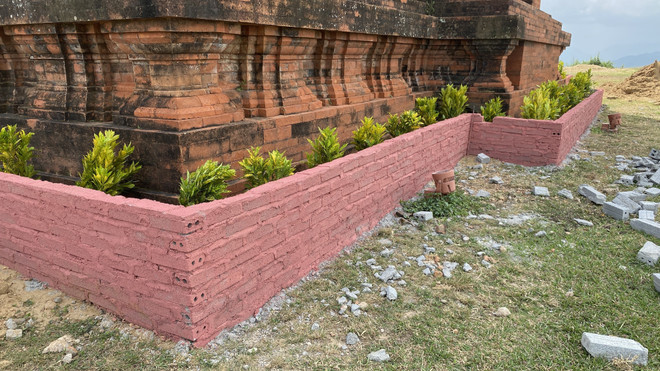 Dư luận bức xúc với phương thức tu bổ di tích Tháp Chăm nghìn năm tuổi ảnh 3