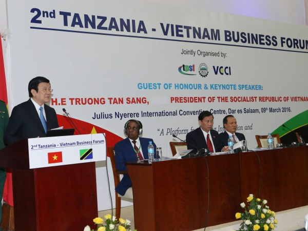 Chủ tịch nước dự Diễn đàn Doanh nghiệp Tanzania-Việt Nam ảnh 1