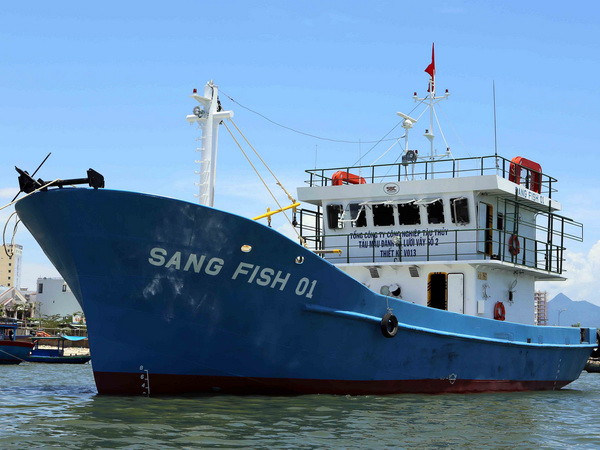 Đà Nẵng hạ thủy tàu vỏ thép đầu tiên đóng theo Nghị định 67 ảnh 1