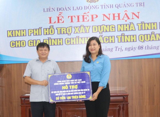 Quảng Trị: Tiếp nhận hơn 1 tỷ đồng kinh phí xây dựng nhà tình nghĩa ảnh 2