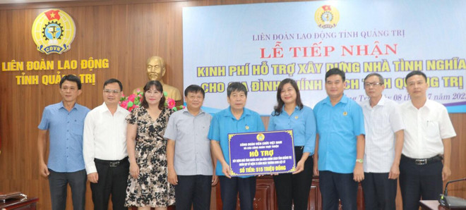 Quảng Trị: Tiếp nhận hơn 1 tỷ đồng kinh phí xây dựng nhà tình nghĩa ảnh 1