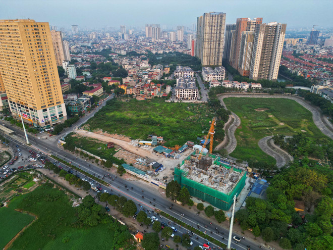 Dự án nhà ở xã hội CT 32 Trung Văn bao gồm 149 căn hộ tại lô đất HH 02A Đông Nam Từ Liêm. (Ảnh: Tuấn Anh/TTXVN) ttxvn_nha o xa hoi 2.jpeg