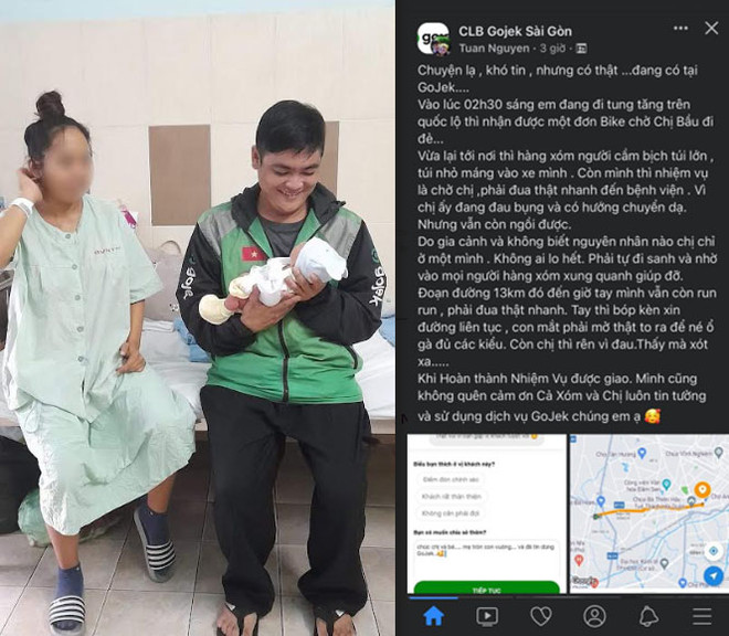 Cuốc xe “để đời” của nam tài xế hãng xe công nghệ Gojek ảnh 1