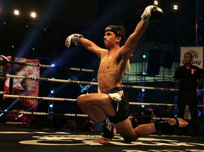 [Photo] Cận cảnh giải Muay Thai thế giới lần đầu tổ chức ở Việt Nam ảnh 3