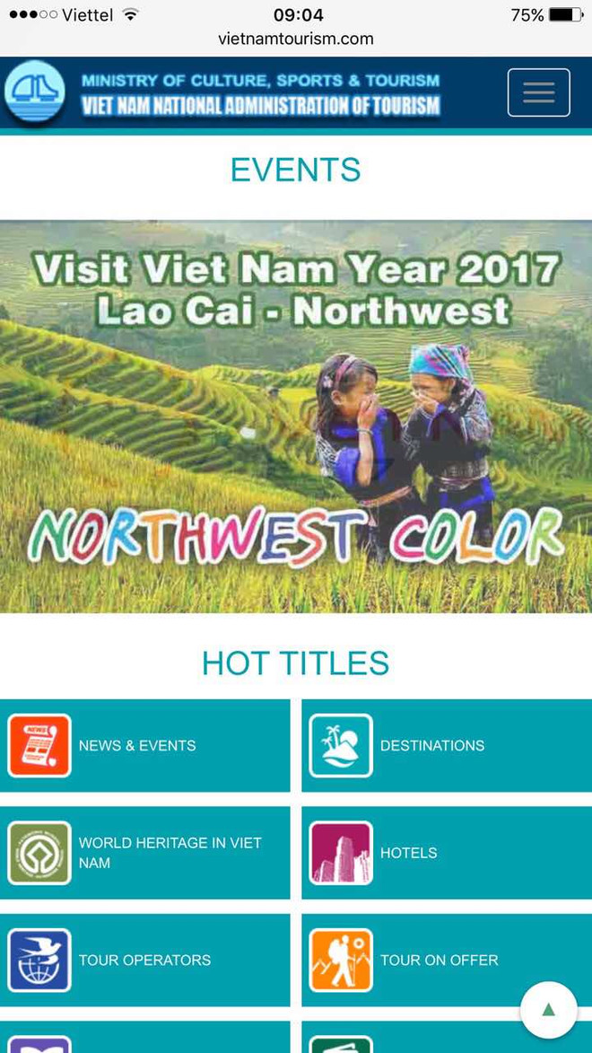 Trang web quảng bá du lịch Việt Nam ra mắt diện mạo mới ảnh 4