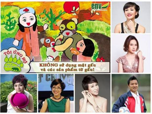 Sao Việt lên tiếng “ủng hộ” chấm dứt nạn nuôi nhốt gấu ảnh 1