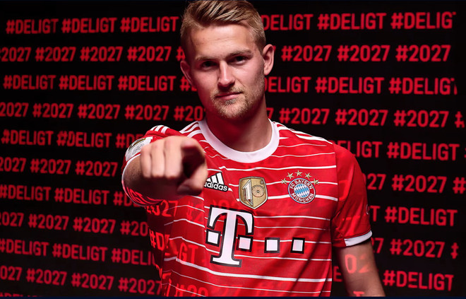 De Ligt gia nhập Bayern Munich. (Nguồn: FcBayern) Bayern Munich chiêu mộ thành công tân binh đắt giá De Ligt ảnh 1