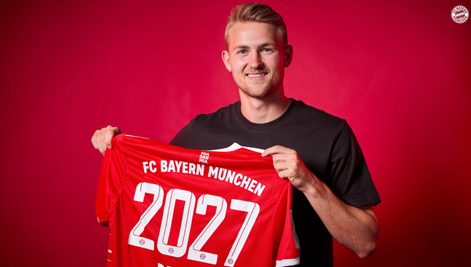 De Ligt thi đấu cho Bayern đến năm 2027. (Nguồn: FcBayern) Bayern Munich chiêu mộ thành công tân binh đắt giá De Ligt ảnh 2