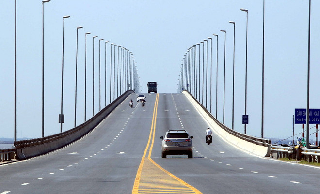 Cận cảnh cầu vượt biển dài nhất Việt Nam tại Hải Phòng ảnh 4