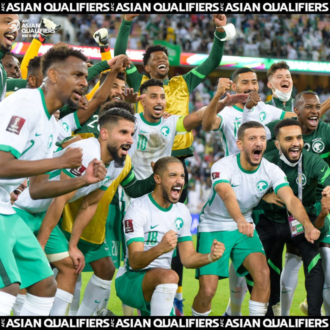 Saudi Arabia giành tấm vé trực tiếp cuối cùng của châu Á dự World Cup 2022. Châu Á xác định xong 4 đội tuyển giành vé dự World Cup 2022 ảnh 1