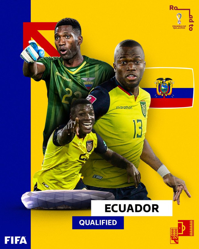 Ecuador giành vé dự World Cup 2022. Nam Mỹ xác định xong 4 đội giành suất trực tiếp dự World Cup 2022 ảnh 2