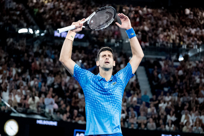 Tay vợt Novak Djokovic. (Nguồn: Getty Images) Những 'chú Mèo vàng' nổi tiếng và tài hoa của thế giới ảnh 3