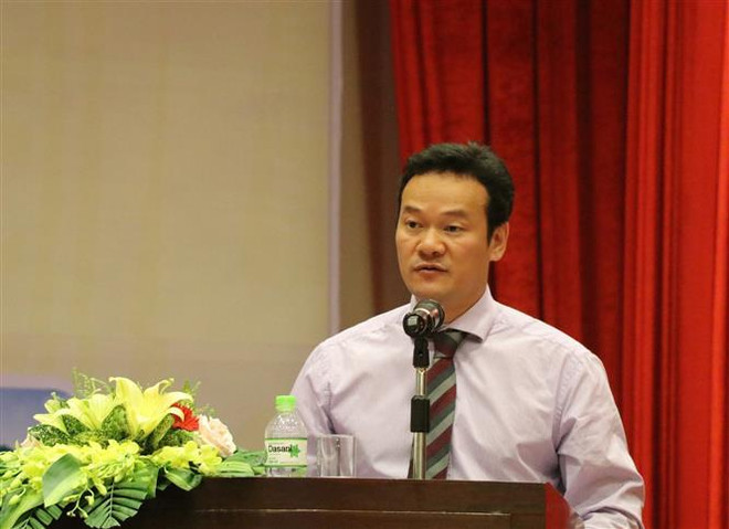 Ông Mai Phan Dũng, Tổng thư ký Ủy ban Quốc gia UNESCO Việt Nam phát biểu tại hội nghị. (Ảnh: Ninh Đức Phương/TTXVN) Ninh Bình xác định chiến lược quảng bá Di sản thế giới Tràng An ảnh 1