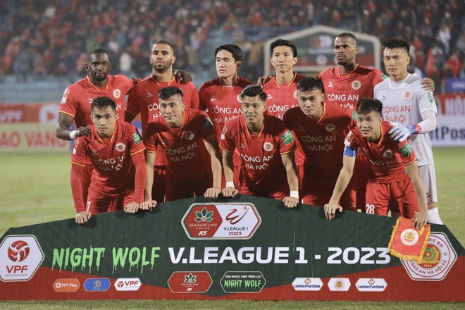 V.League 2023: Công an Hà Nội dẫn đầu bảng xếp hạng sau vòng 1 ảnh 2