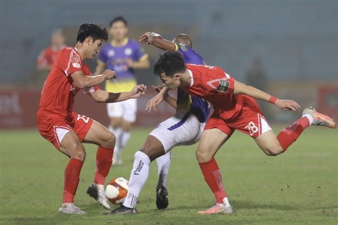 V.League 2023: Công an Hà Nội dẫn đầu bảng xếp hạng sau vòng 1 ảnh 1