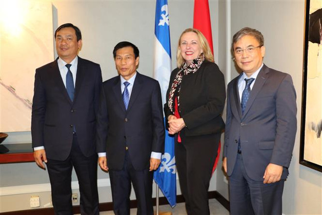 Thúc đẩy hợp tác giữa Việt Nam với tỉnh bang Quebec của Canada ảnh 1