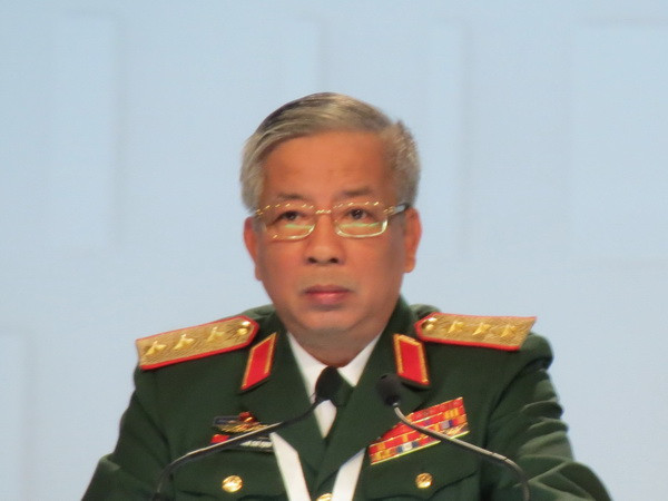 Thượng tướng Nguyễn Chí Vịnh. (Ảnh: Việt Dũng/TTXVN) Thượng tướng Nguyễn Chí Vịnh tiếp Đại sứ New Zealand ảnh 1